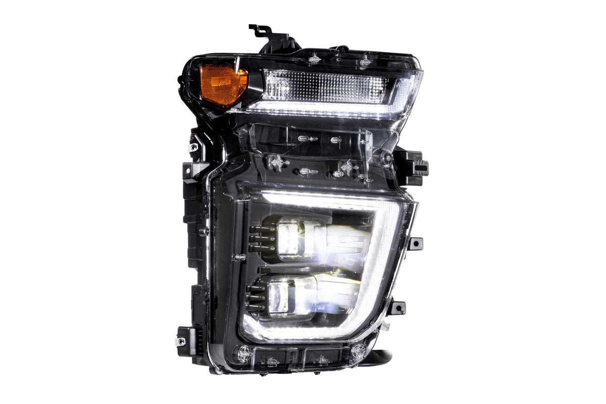 Morimoto - XB Hybrid Headlights: Chevrolet Silverado HD (20-24) (Pair) - LF546