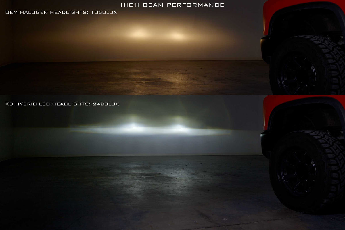 Morimoto - XB Hybrid Headlights: Chevrolet Silverado HD (20-24) (Pair) - LF546