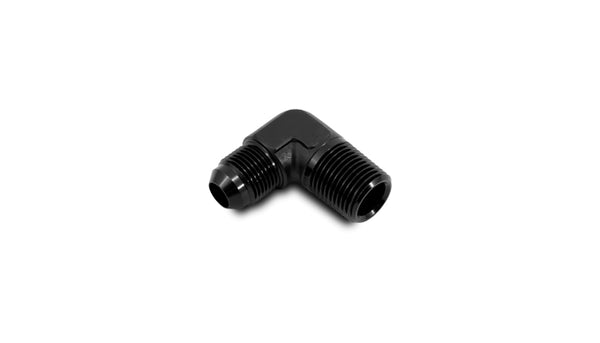 Vibrant -4AN to 1/4in NPT 90 Degree Elbow Adapter Fitting - 10256