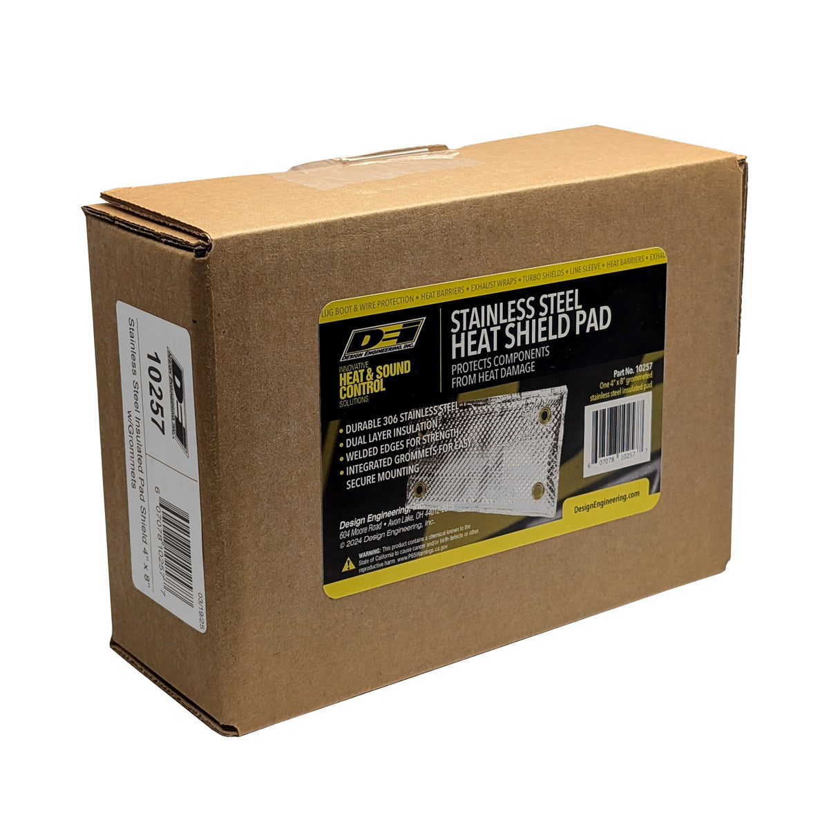 DEI Pad Shield - 8in x 4in - 10257 by DEI - front view