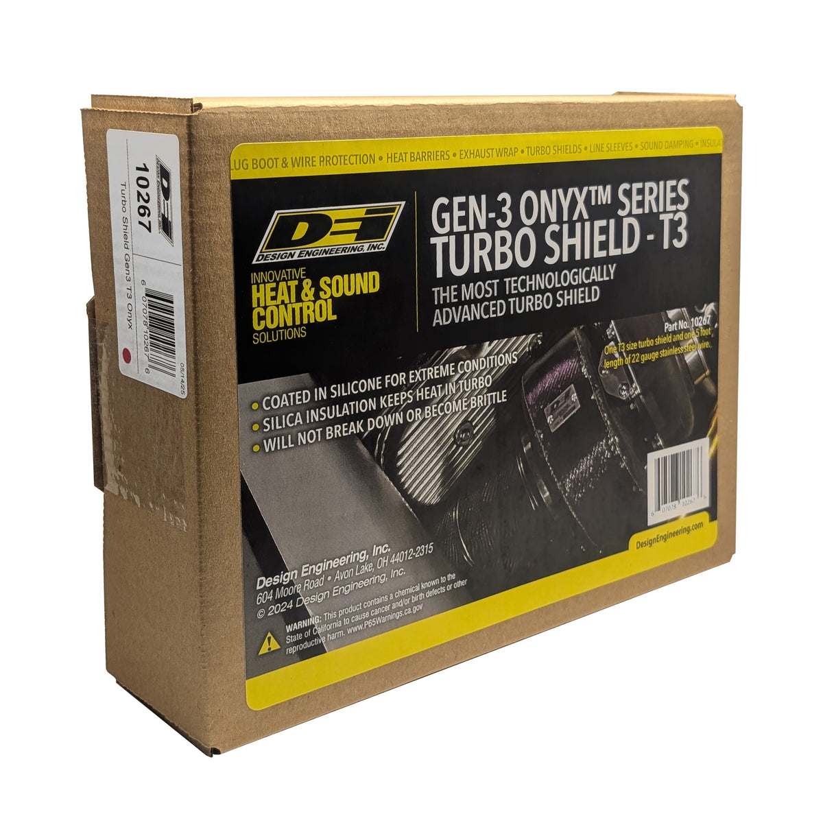 DEI Gen-3 Turbo Shield T3 - Shield/Blanket - Onyx - 10267 by DEI - front view