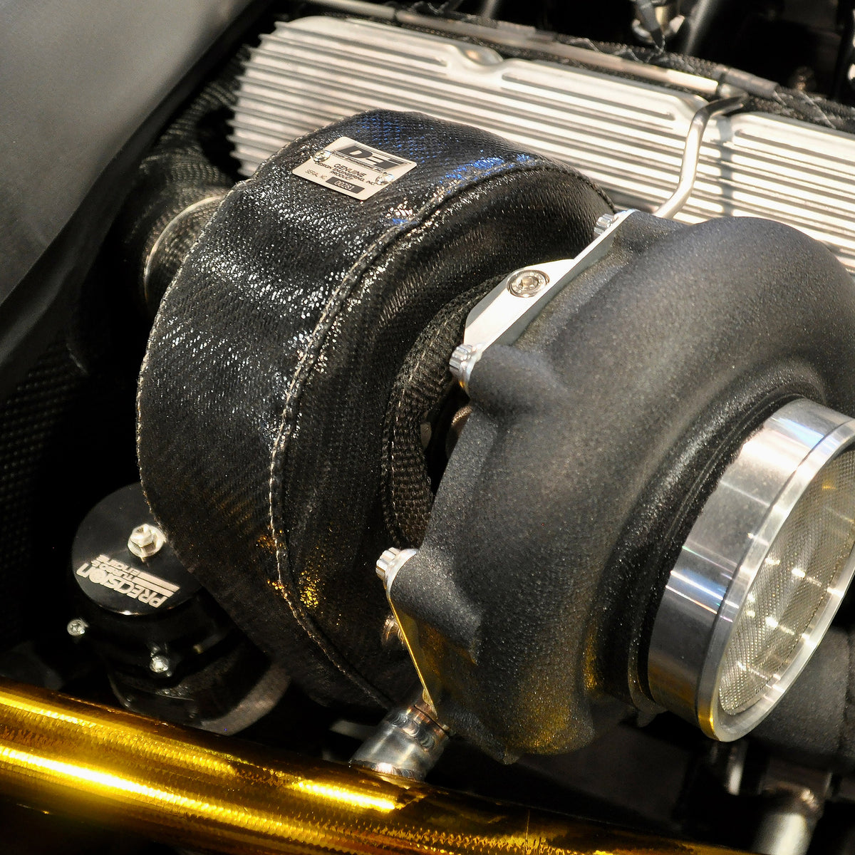 DEI Gen-3 Turbo Shield GT2252 - Shield Only - Onyx - 10272 by DEI - front view