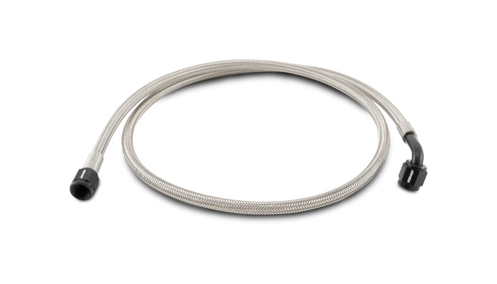 Vibrant Pre-Assembled Hose Assemblies -3AN 36in Length Hose End Style Straight/90 Degrees - 10274