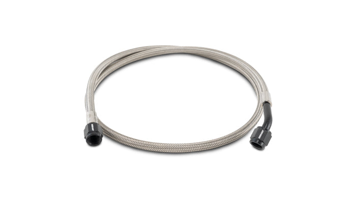 Vibrant Pre-Assembled Hose Assemblies -4AN 36in Length Hose End Style Straight/45 Degrees - 10278