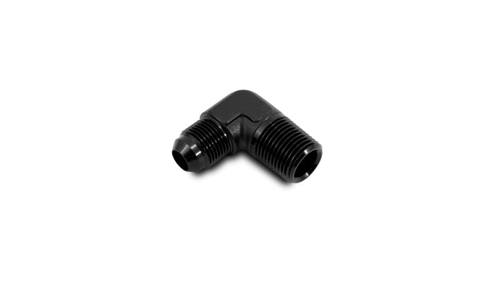 Vibrant -16AN to 1in NPT 90 Degree Elbow Adapter Fitting - 10284