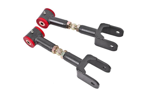 BMR 78-87 G-Body Upper Control Arms On-Car Adj. (Polyurethane) - Black Hammertone - UTCA055H for 1978-1987 Buick Regal - fron