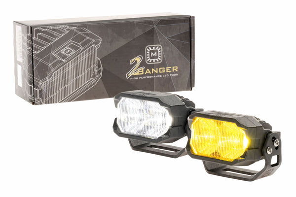 Morimoto - 2Banger HXB LED Pod (SAE Wide / White)(Pair) - BAF116