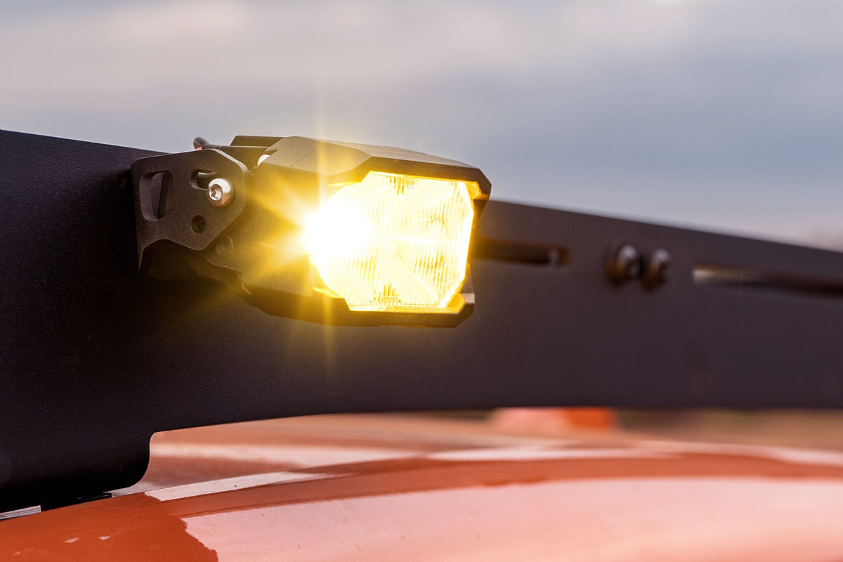 Morimoto - 2Banger NCS LED Pod (SAE Wide / Yellow)(Pair) - BAF109