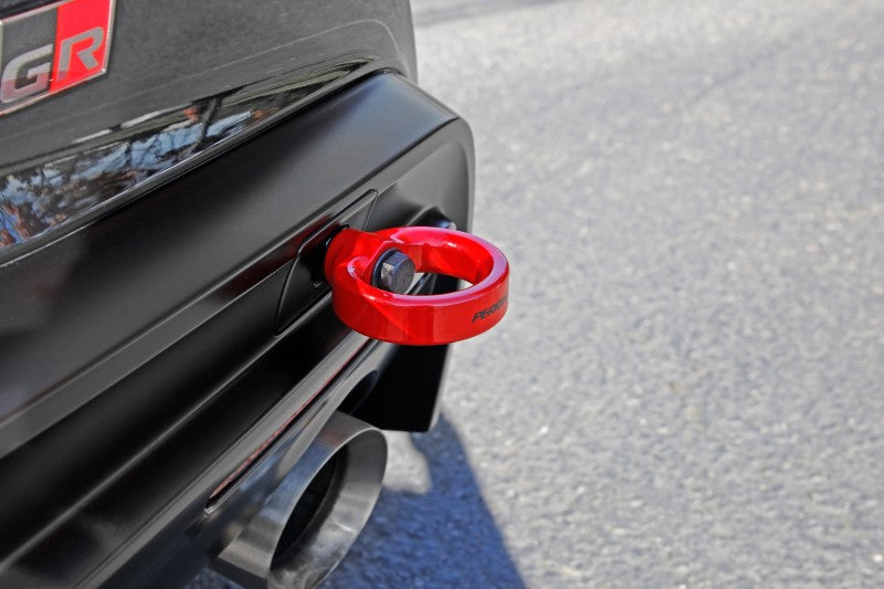 Perrin 20+ Toyota Supra Tow Hook Kit (Rear) - Red - PTP-BDY-250RD