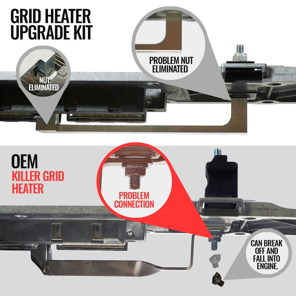 BD Diesel 11-24 Dodge (Ram) 2500/3500 6.7L Cummins Killer Grid Heater Upgrade Kit - 1041520