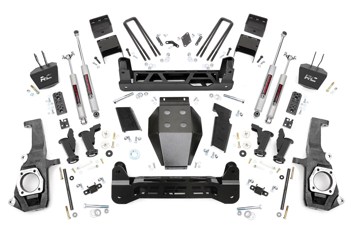 Rough Country - 7.5 Inch Lift Kit - Torsion Drop - Chevy/GMC 2500HD/3500HD (11-19) - 10430