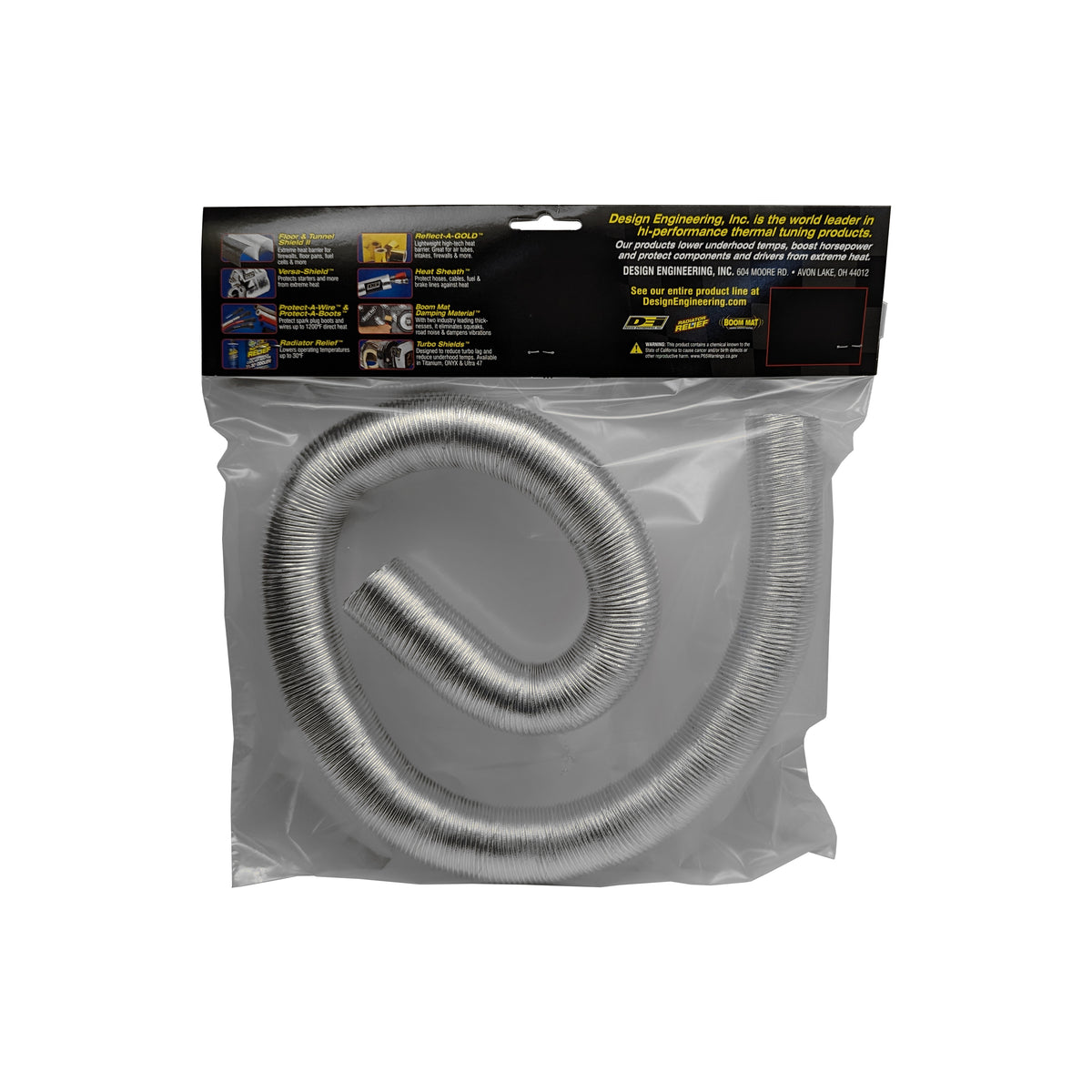 DEI Cool Tube Extreme 1-1/4in x 3ft - Silver - 10433 by DEI - front view