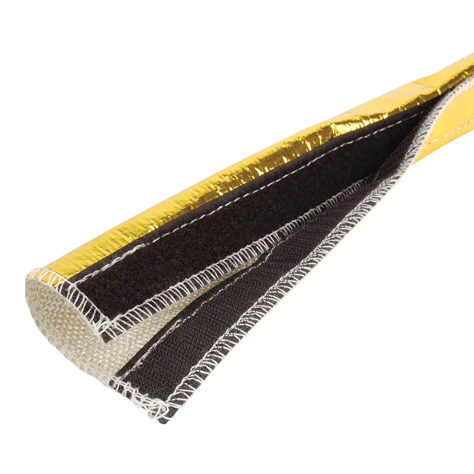 DEI Heat Shroud 1/2in to 1-1/4in I.D. x 3ft - Gold - 10458 by DEI - front view