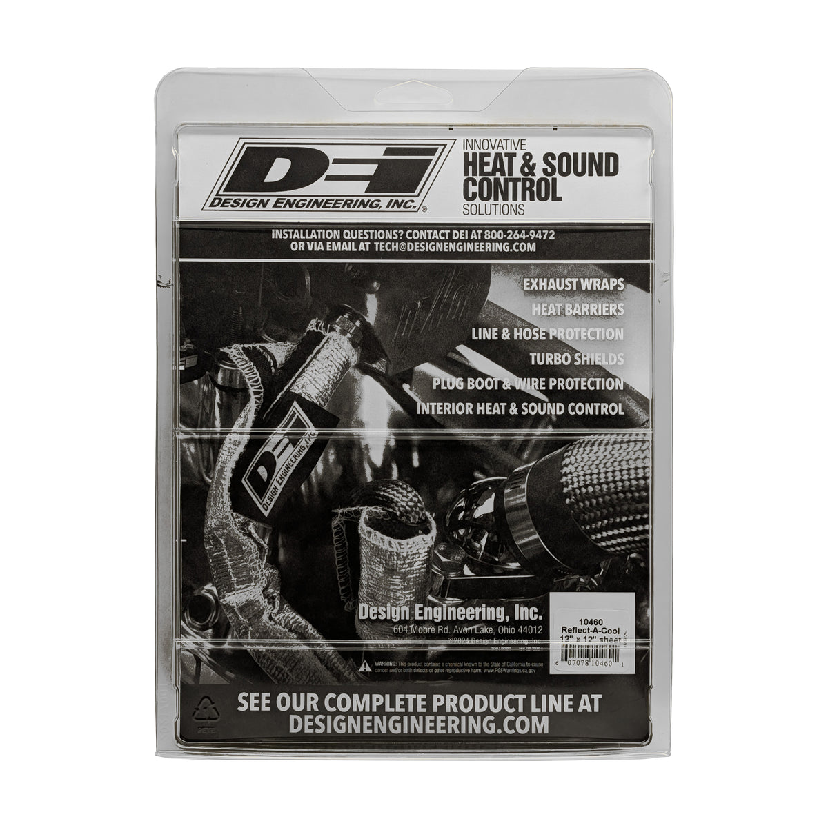 DEI Reflect-A-Cool 12in x 12in Sheet - 10460 by DEI - front view