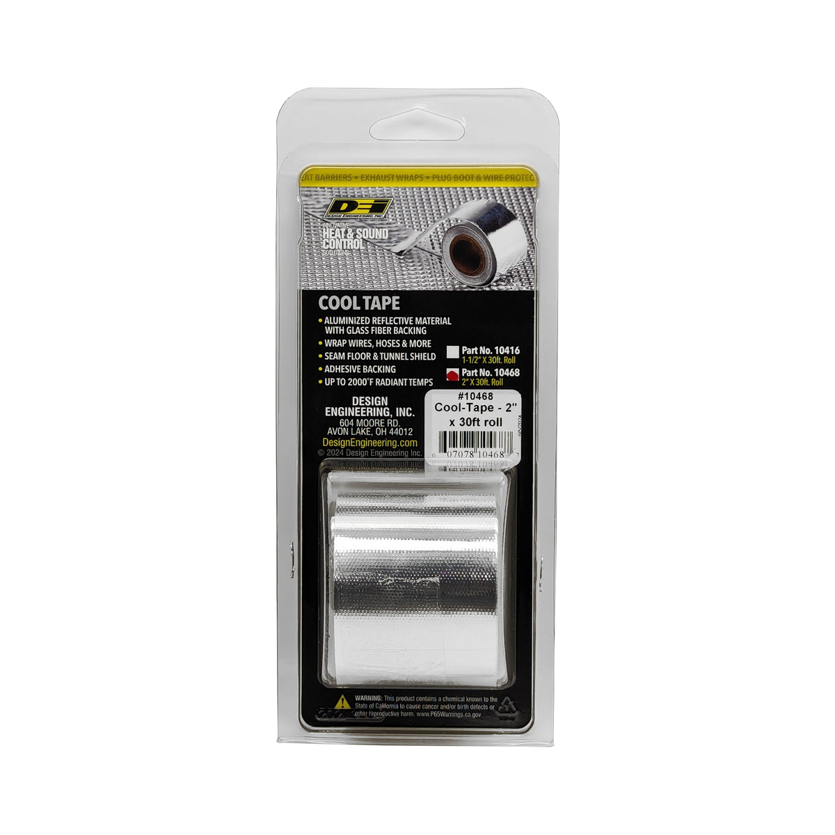 DEI Cool-Tape 2in x 30ft Roll - 10468 by DEI - front view