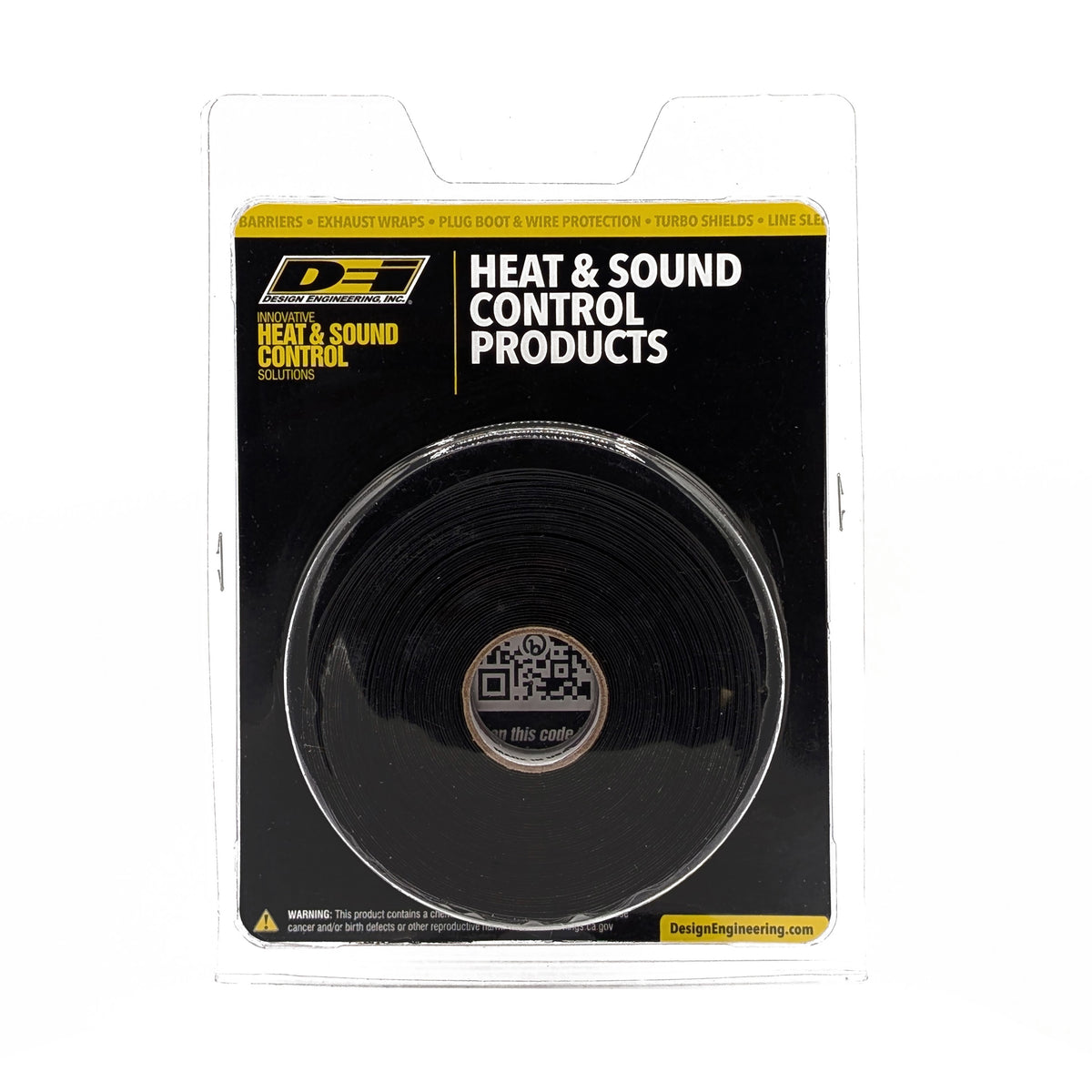 DEI Fire Tape 1in x 36ft Roll - Self Vulcanizing Tape - Black - 10476 by DEI - front view