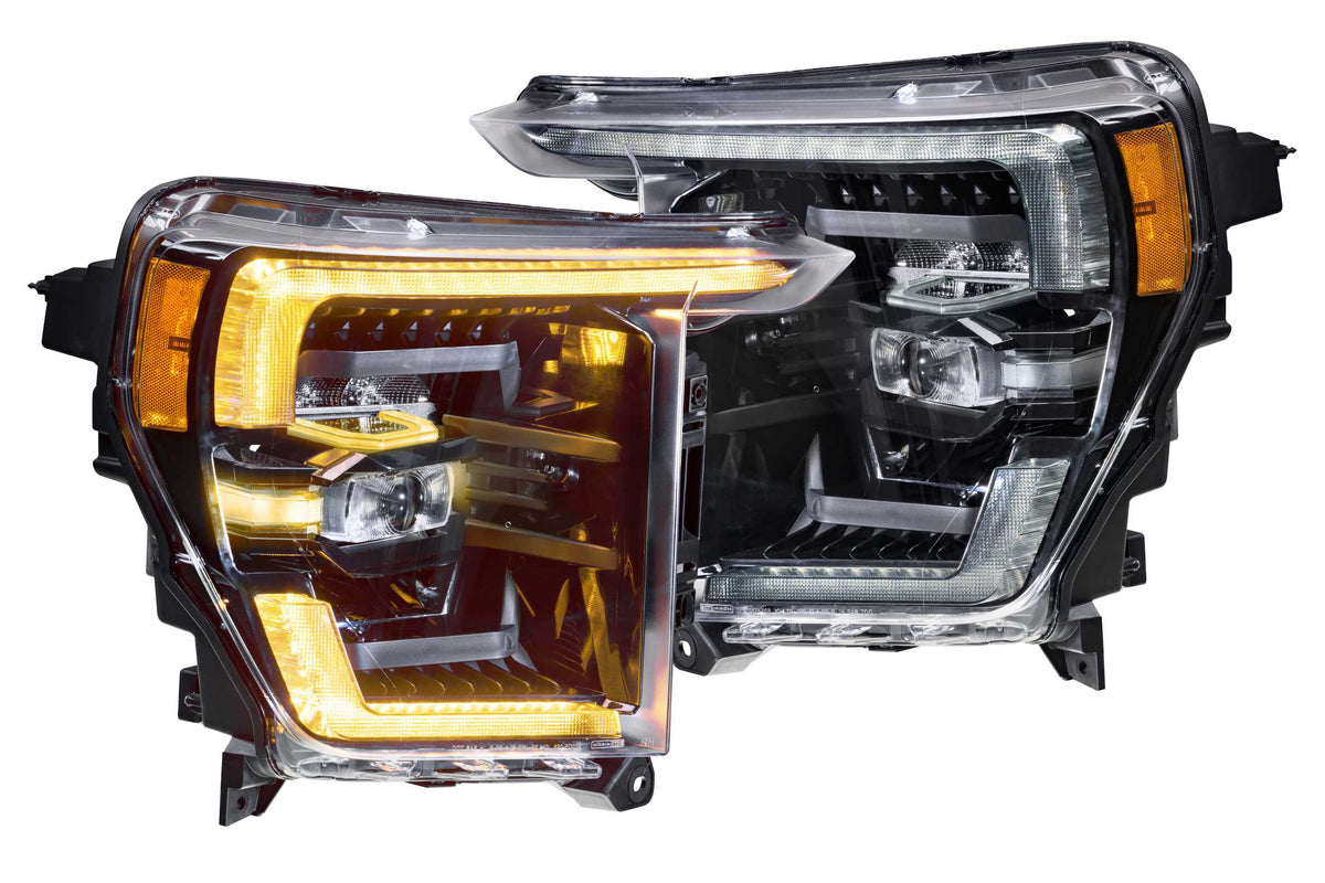 Morimoto - XB Headlights: Ford F150 (2021+) (Amber DRL) - LF498-A