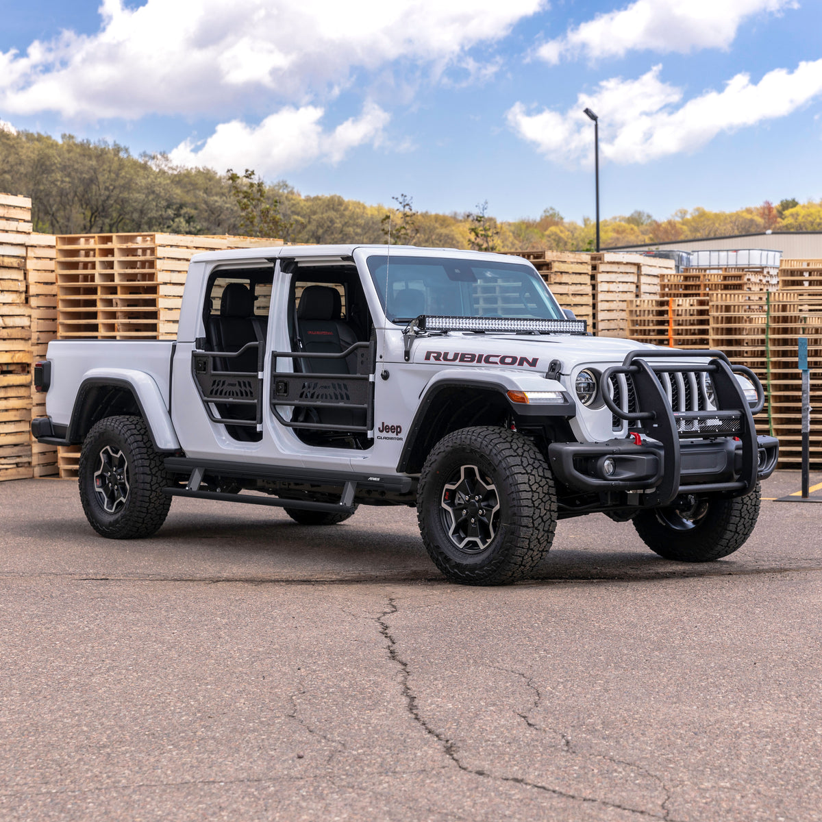 ARIES 1053 1-1/2-Inch Black Steel Grille Guard, No-Drill, Select Jeep Wrangler JL