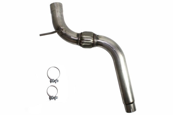 JBA 15-20 Ford Mustang EcoBoost 2.3L 409SS After Cat Down Pipe - 1748SD for 2015-2023 Ford Mustang - front view