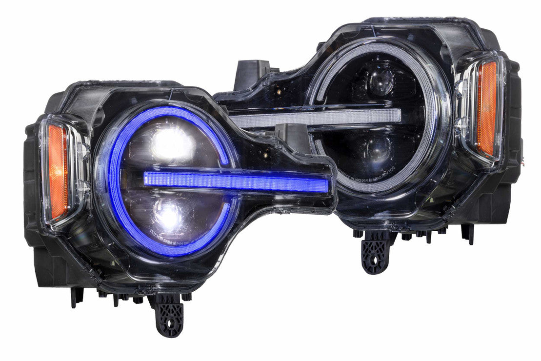 Morimoto - XRGB LED Headlights: Ford Bronco (21+) (Pair / RGB DRL) - LF496