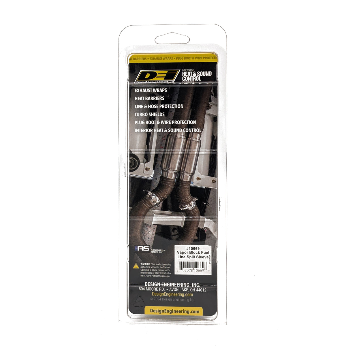 DEI Vapor Block Sleeve 1/2in ID x 36in - 10669 by DEI - front view