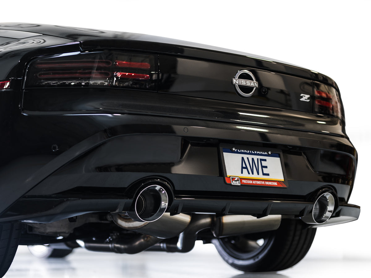AWE 2023 Nissan Z RZ34 RWD Touring Edition Catback Exhaust System w/ Chrome Silver Tips - 3015-32400