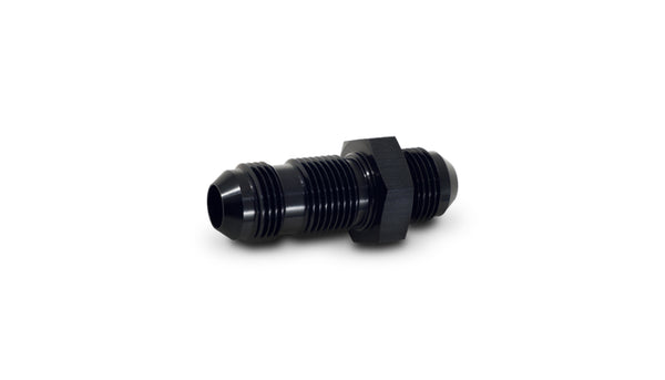 Vibrant -12AN Flare Straight Bulkhead Adapter Fitting - Aluminum - 10685