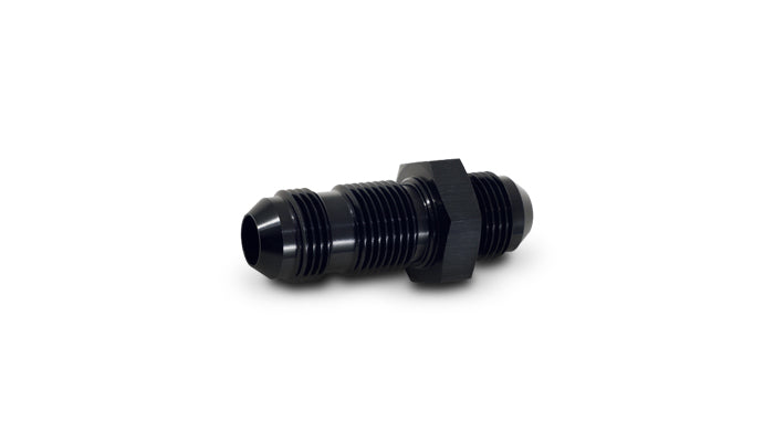 Vibrant -20AN Flare Straight Bulkhead Adapter Fitting - Aluminum - 10687