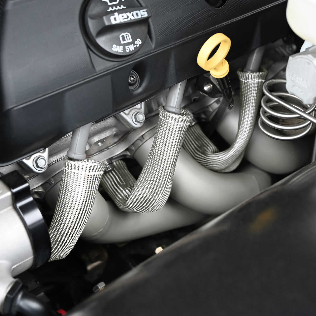DEI Protect-A-Boot and Wire Kit 8 Cylinder - Silver - 10702 by DEI - front view