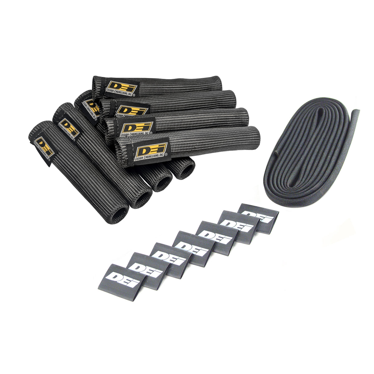 DEI Protect-A-Boot and Wire Kit 8 Cylinder - Black - 10712 by DEI - front view