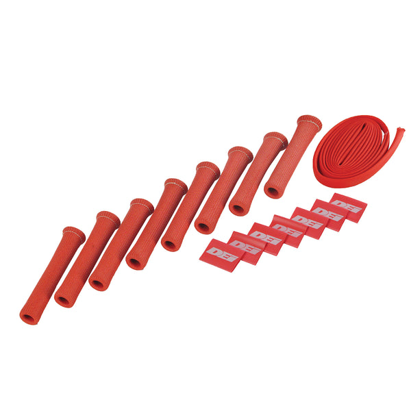 DEI Protect-A-Boot and Wire Kit 8 Cylinder - Red - 10722 by DEI - front view