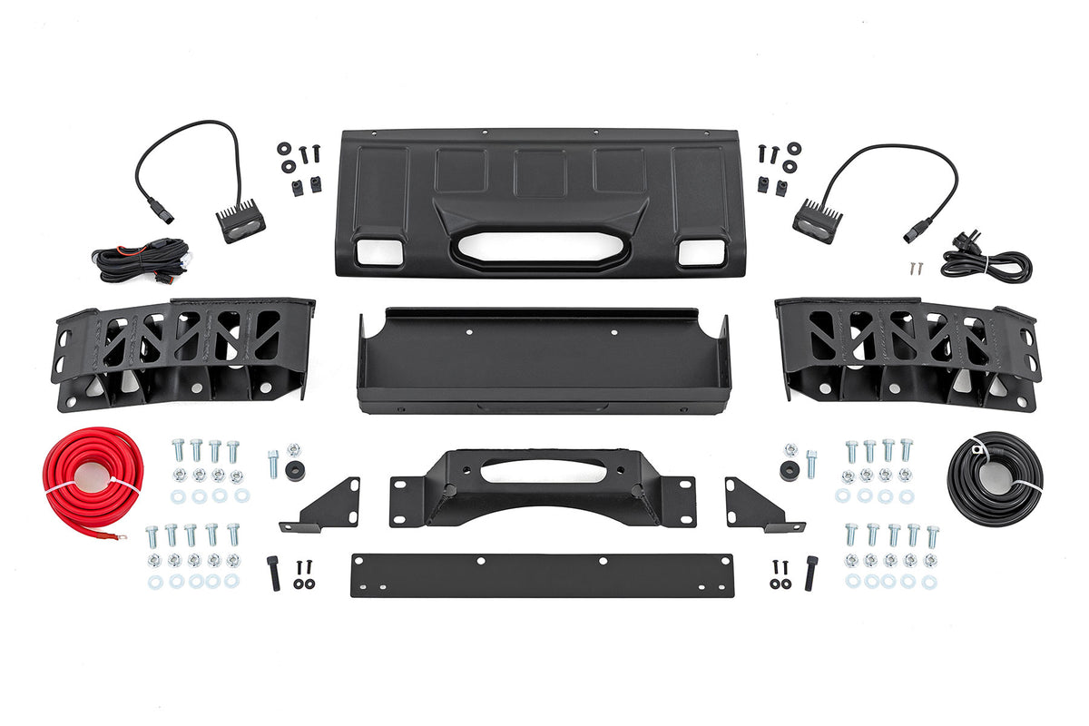 Rough Country - Hidden Winch Mount - Yellow SAE - Fog - Toyota Land Cruiser 4WD (2024-2025) - 10750
