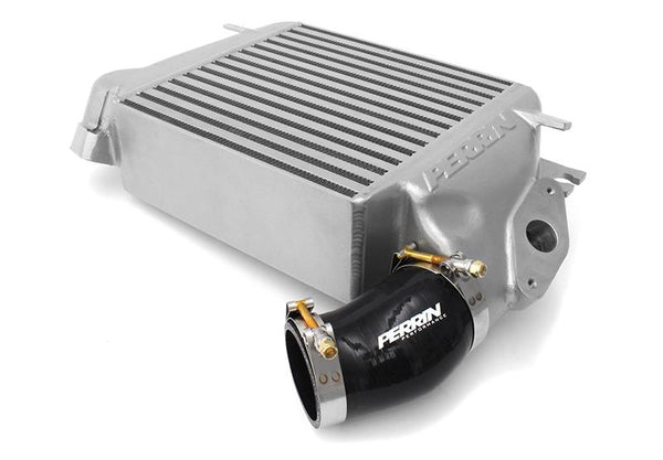 Perrin Subaru 08-15 WRX Top Mount Intercooler Silicone Coupler - Black - PSP-ITR-321BK for 2008-2014 Subaru Impreza - front v