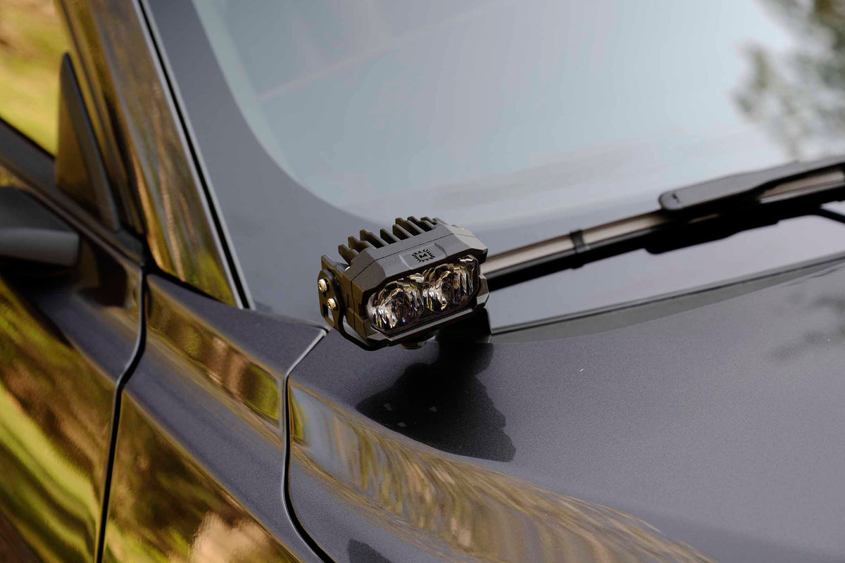 Morimoto - Drift Light Brackets: Mustang (18-23 / Set) - BAF254