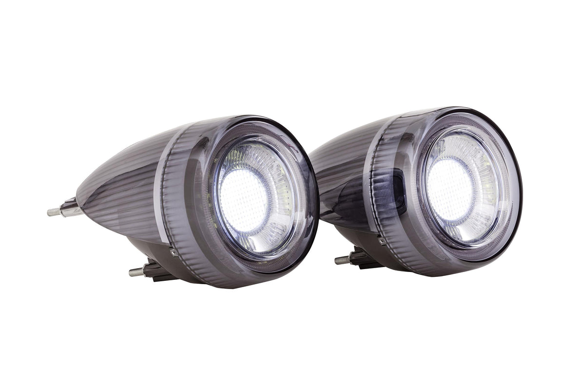 Morimoto - XB LED Tail Lights: Ferrari F430 (05-10) (Set/Smoked) - LF357