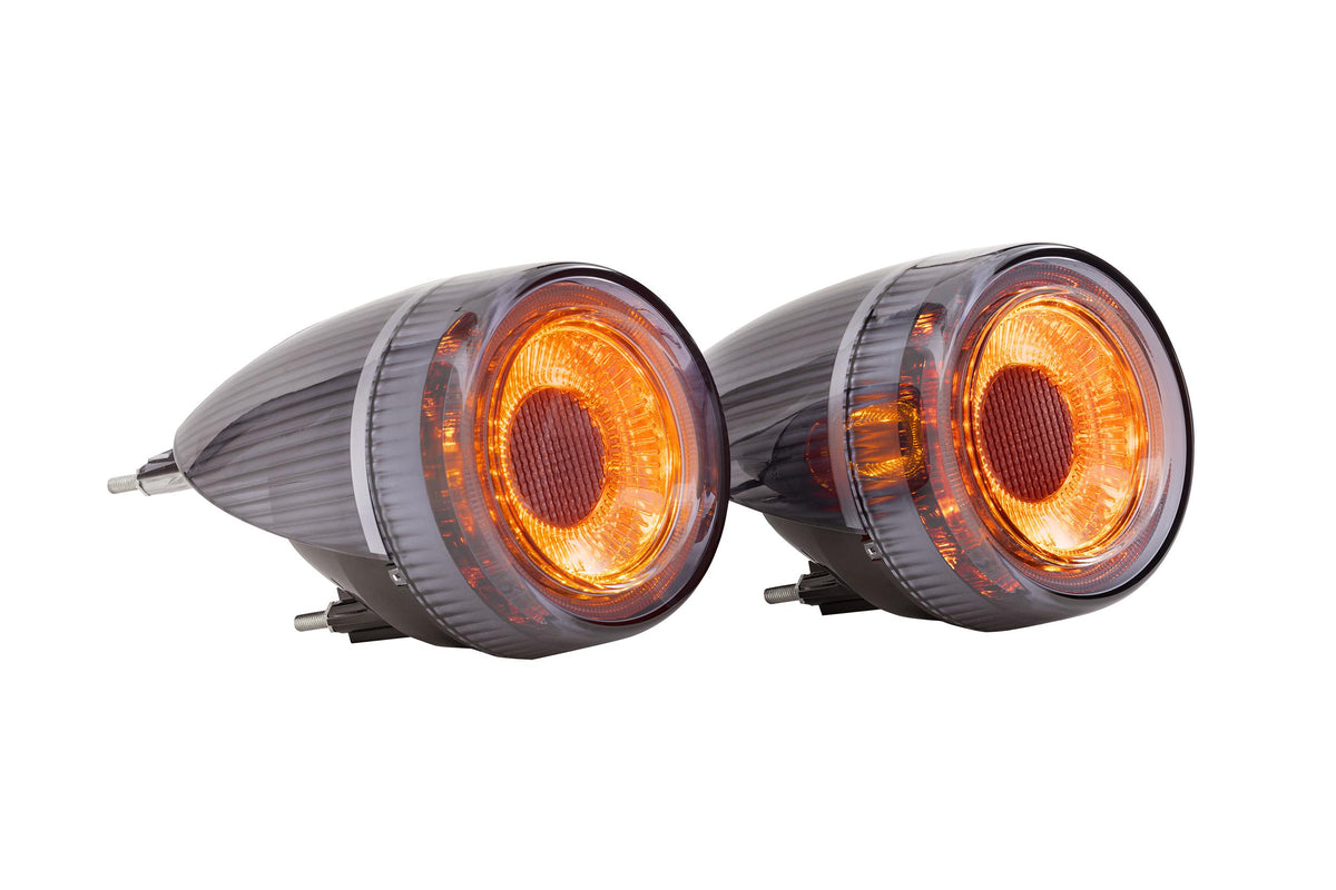 Morimoto - XB LED Tail Lights: Ferrari F430 (05-10) (Set/Smoked) - LF357