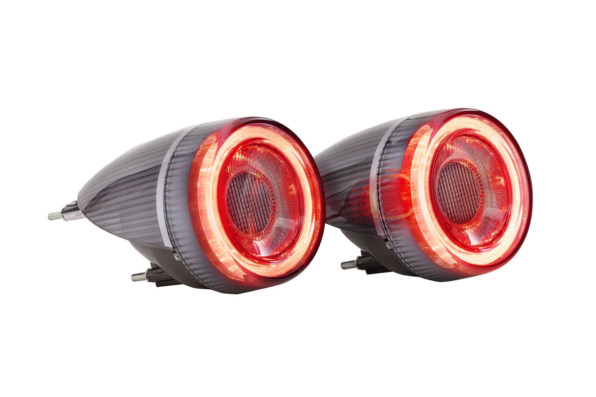 Morimoto - XB LED Tail Lights: Ferrari F430 (05-10) (Set/Smoked) - LF357