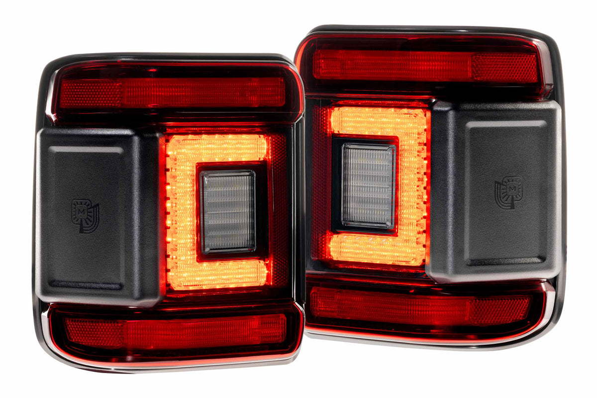Morimoto - XB LED Tail Lights: Jeep Wrangler JL (18+ / Red Lens / Set) - LF747