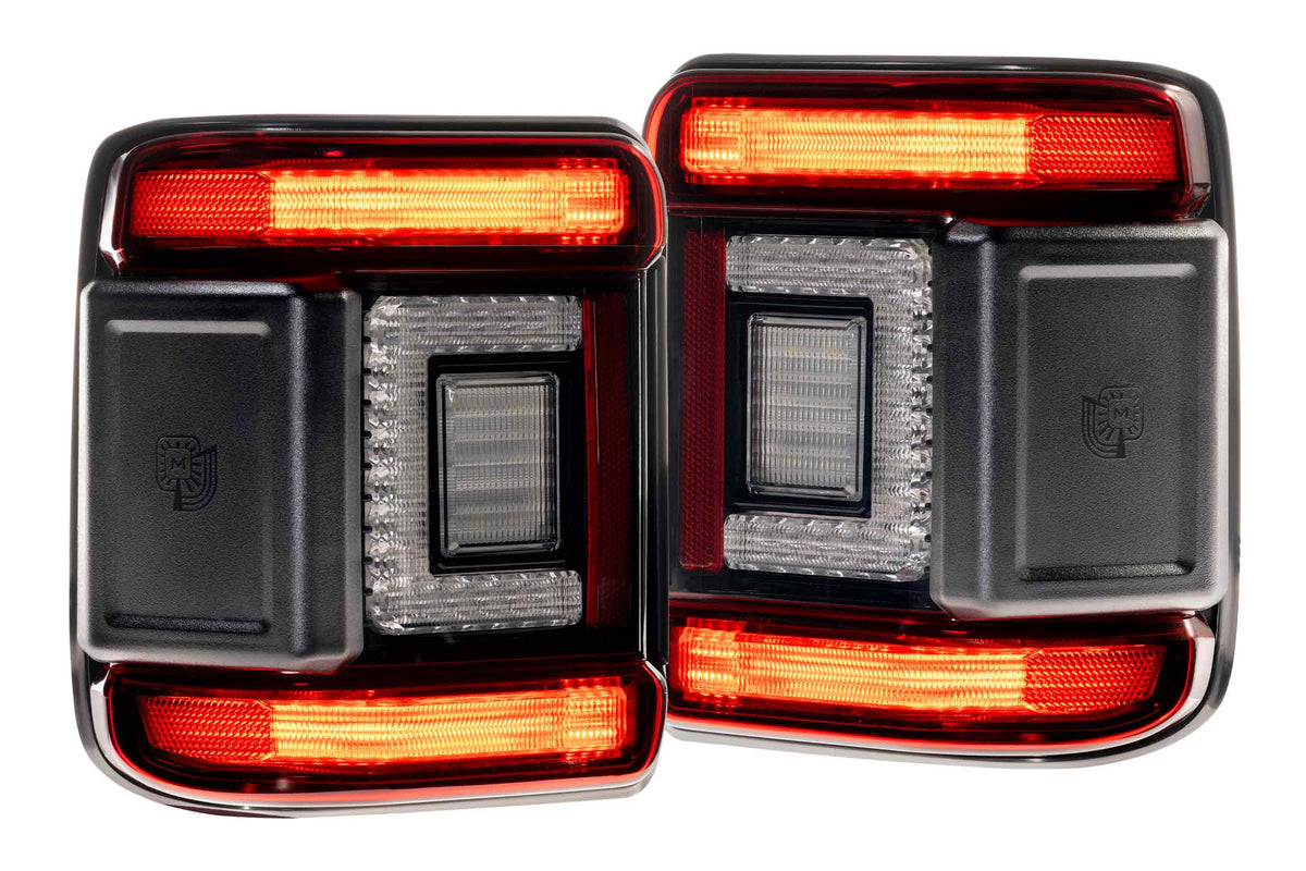 Morimoto - XB LED Tail Lights: Jeep Wrangler JL (18+ / Red Lens / Set) - LF747