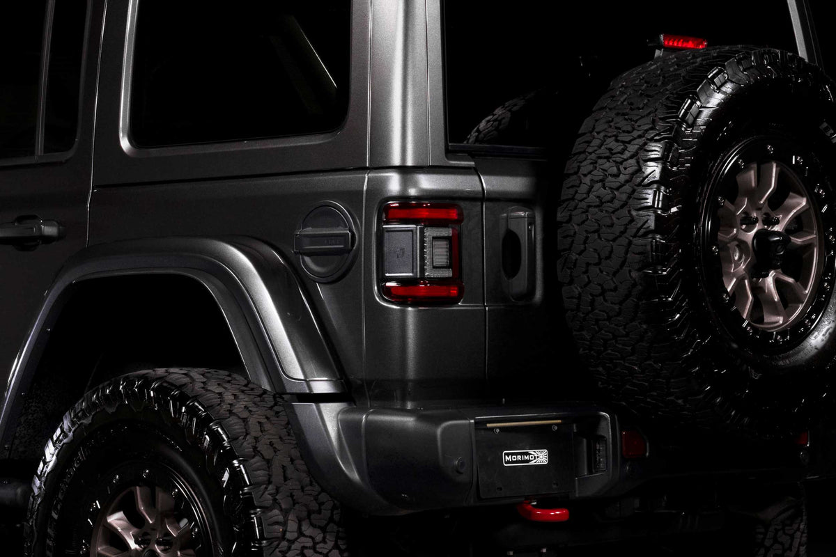 Morimoto - XB LED Tail Lights: Jeep Wrangler JL (18+ / Red Lens / Set) - LF747