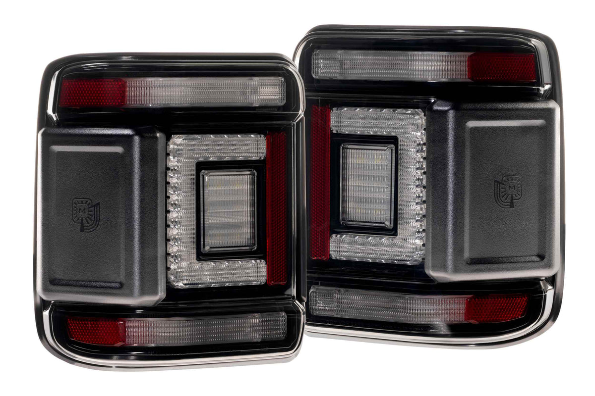 Morimoto - XB LED Tail Lights: Jeep Wrangler JL (18+ / Smoked Lens / Set) - LF746