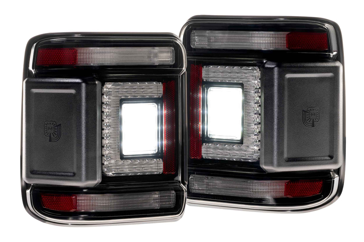 Morimoto - XB LED Tail Lights: Jeep Wrangler JL (18+ / Smoked Lens / Set) - LF746