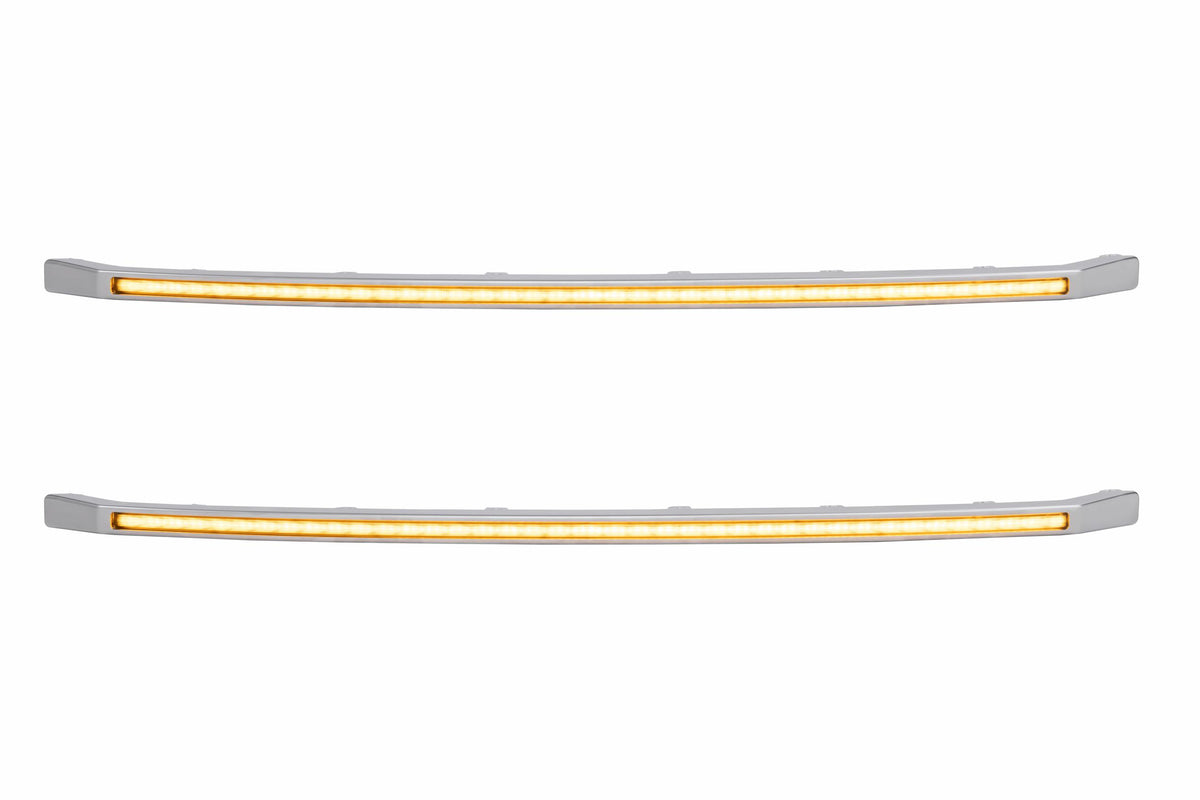 Morimoto - XBG LED DRL Grille Inserts: Ford Super Duty Platinum (20-22) (Amber) - XBG26