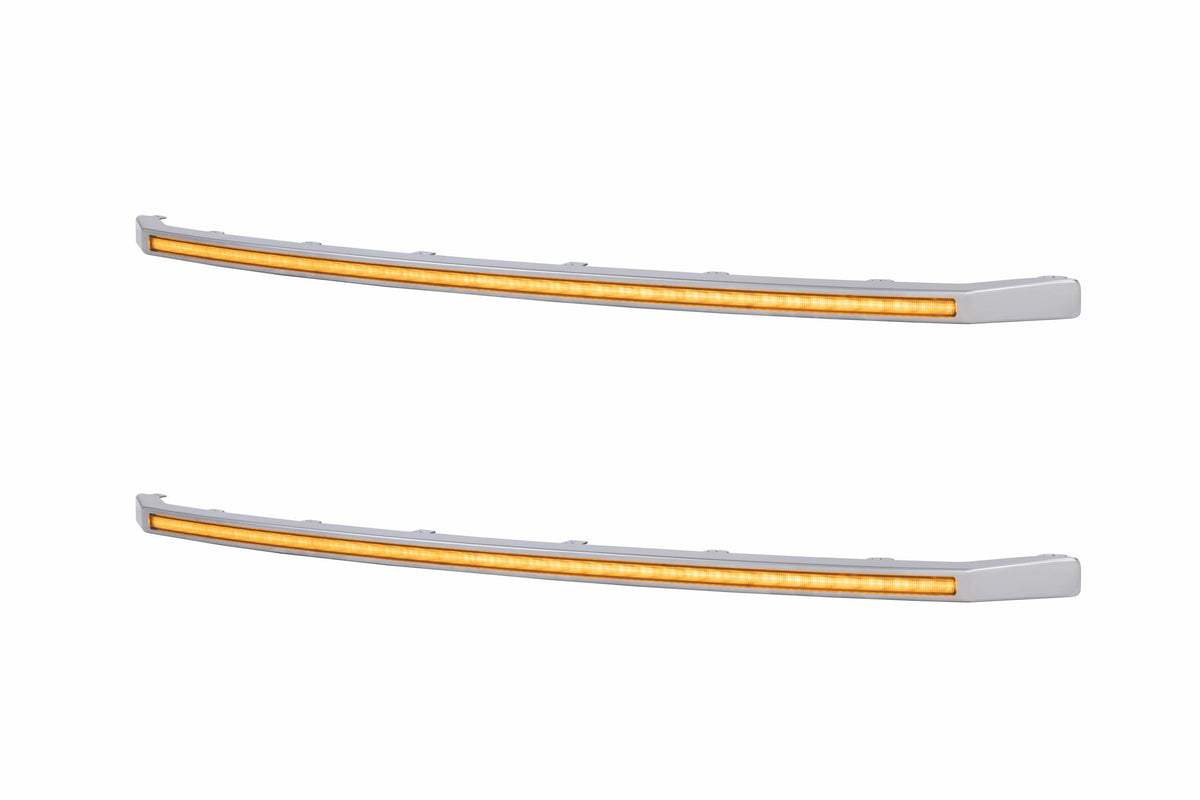 Morimoto - XBG LED DRL Grille Inserts: Ford Super Duty Platinum (20-22) (Amber) - XBG26