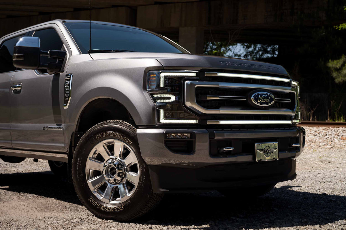 Morimoto - XBG LED DRL Grille Inserts: Ford Super Duty Platinum (20-22) (White) - XBG25