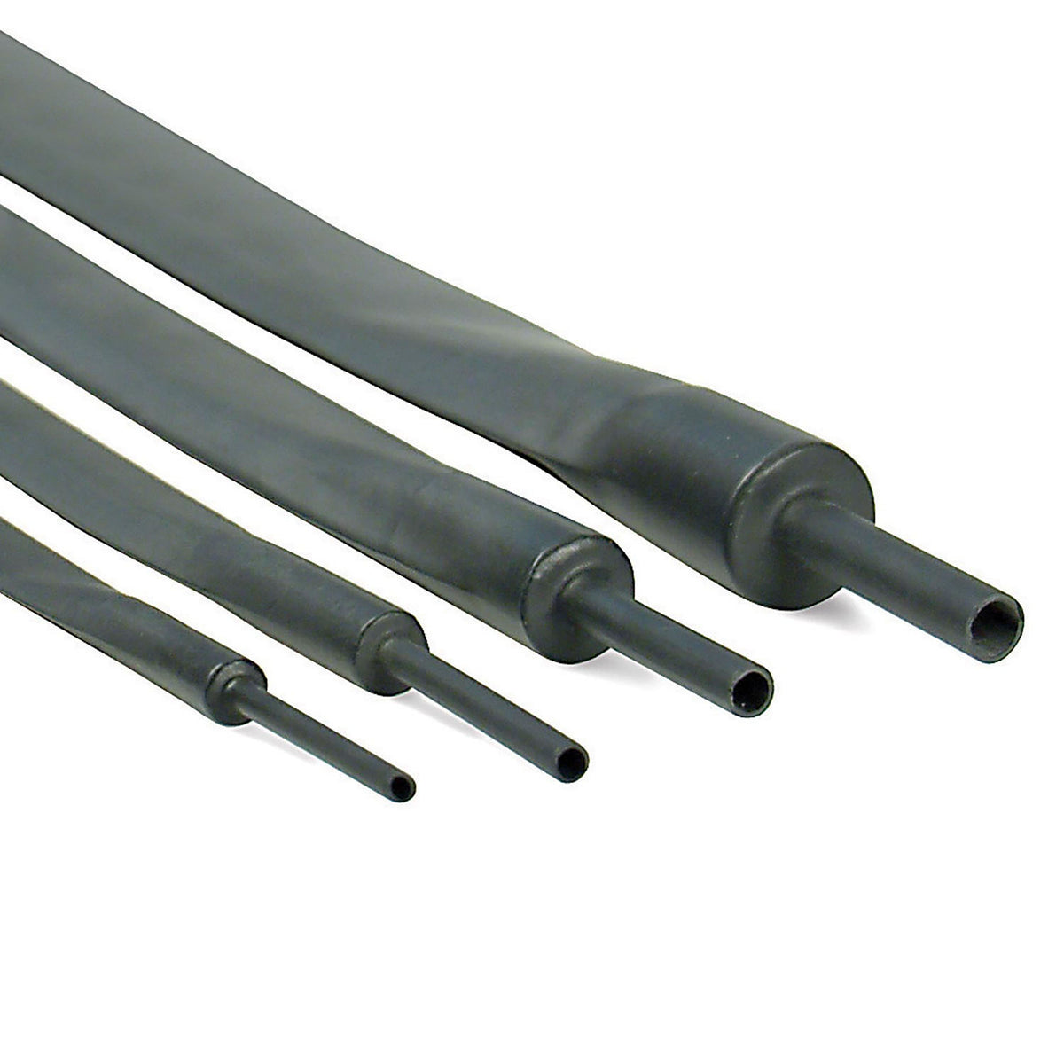 DEI Hi-Temp Shrink Tube Kit - 9/12/18/24mm x 2ft - Black - 10836 by DEI - front view