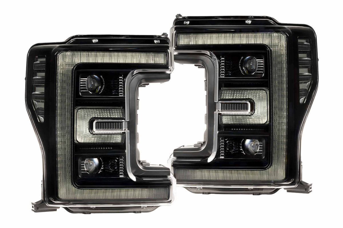 Morimoto - XRGB LED Headlights: 17-19 Ford Super Duty (Set) - LF777