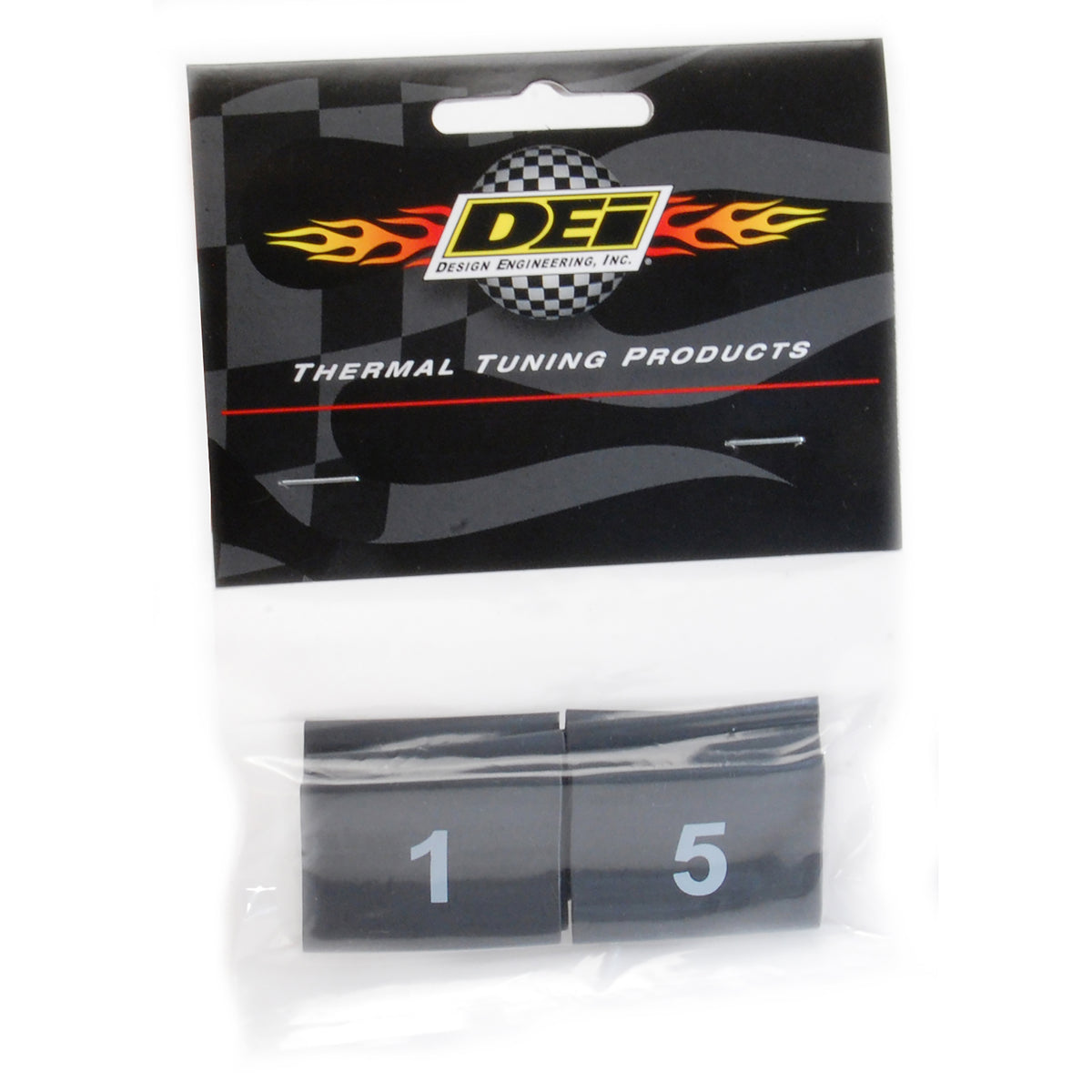 DEI Wire Markers 8pc Set Numbered 1-8 - Black - 10849 by DEI - front view