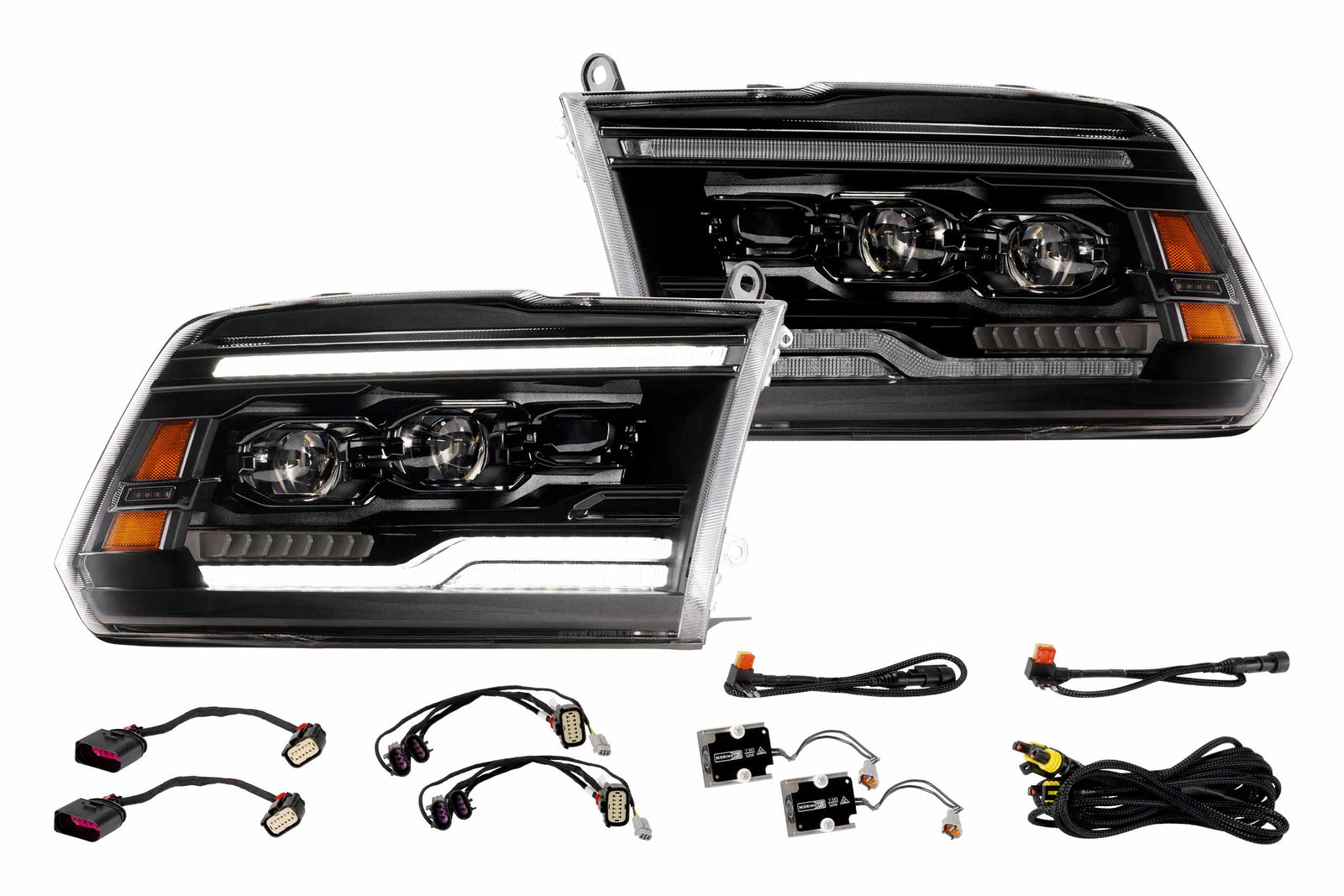 Morimoto - XRGB Evo Headlights: 09-18 Dodge Ram (Set) - LF2-520Y