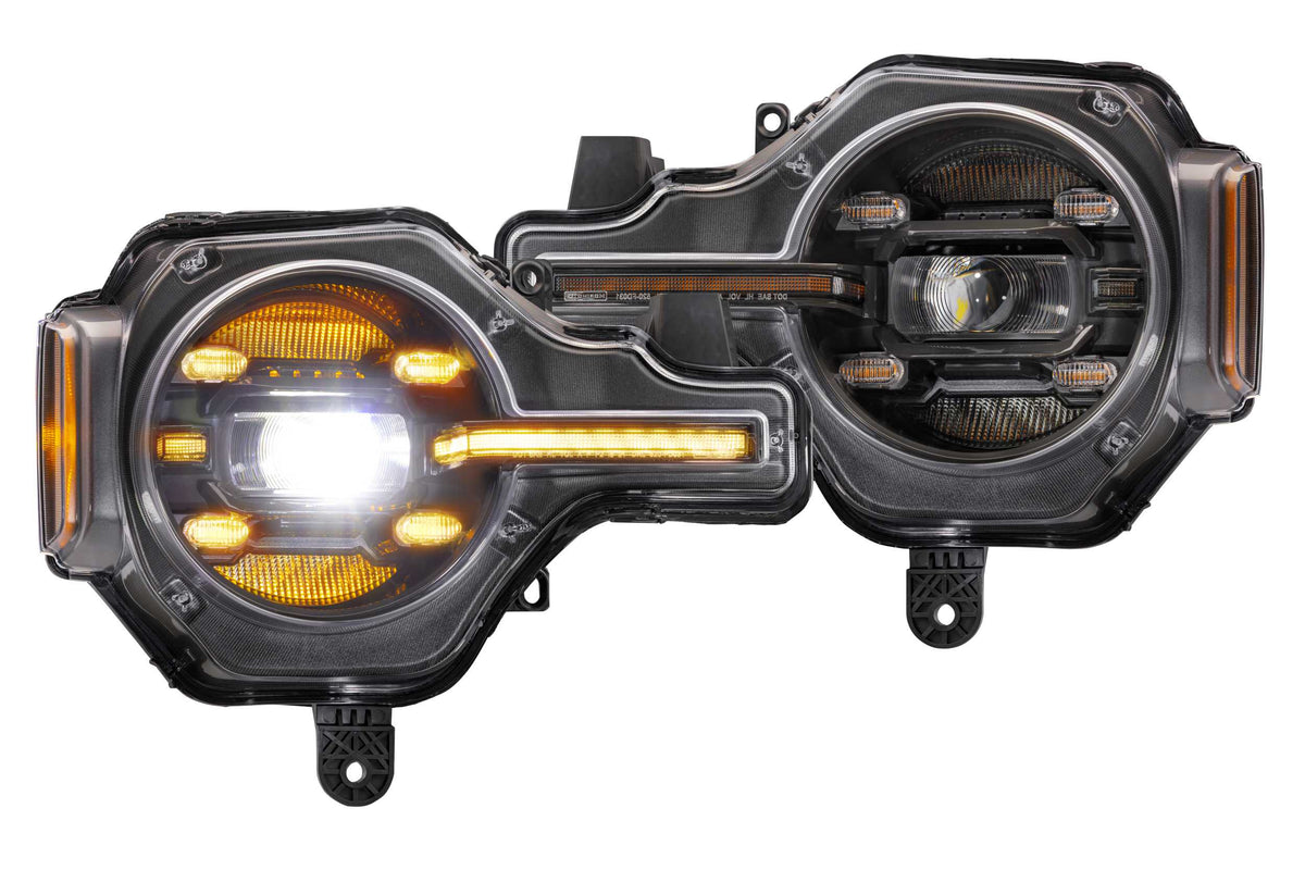 Morimoto - XB LED Headlights: Ford Bronco (21+) (Pair / Amber DRL) - LF497-A